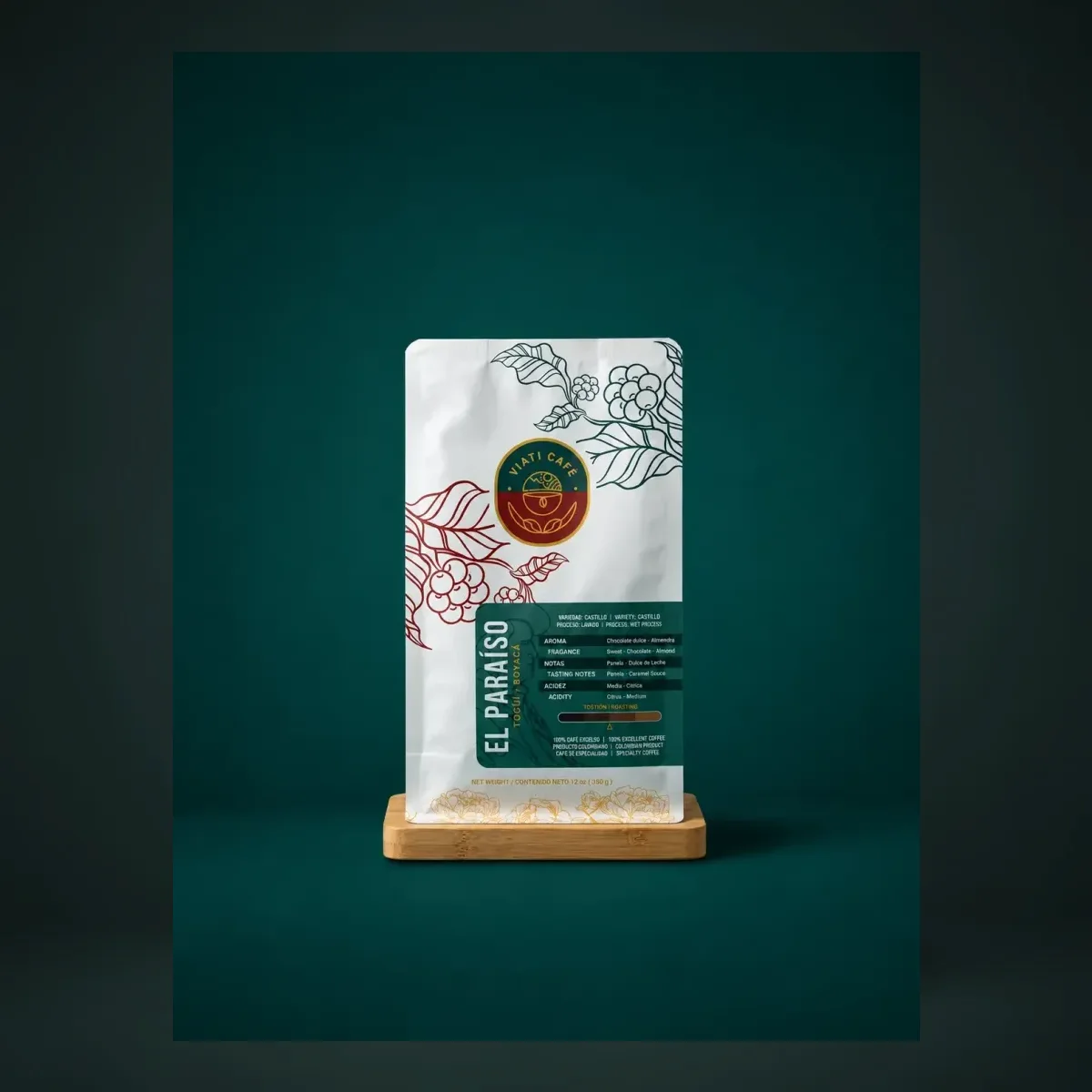 Bolsa 350g Café El Paraíso Grano